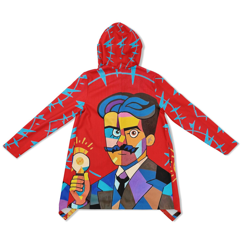 Grace Courbis – “The Geometry of Genius — Nikola Tesla” Art Cloak