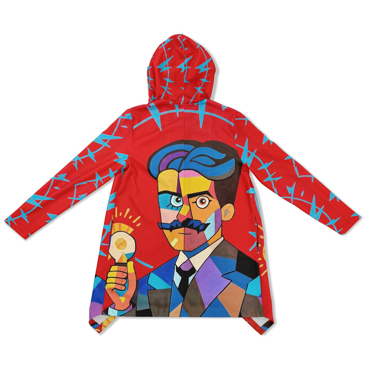 Grace Courbis – “The Geometry of Genius — Nikola Tesla” Art Cloak
