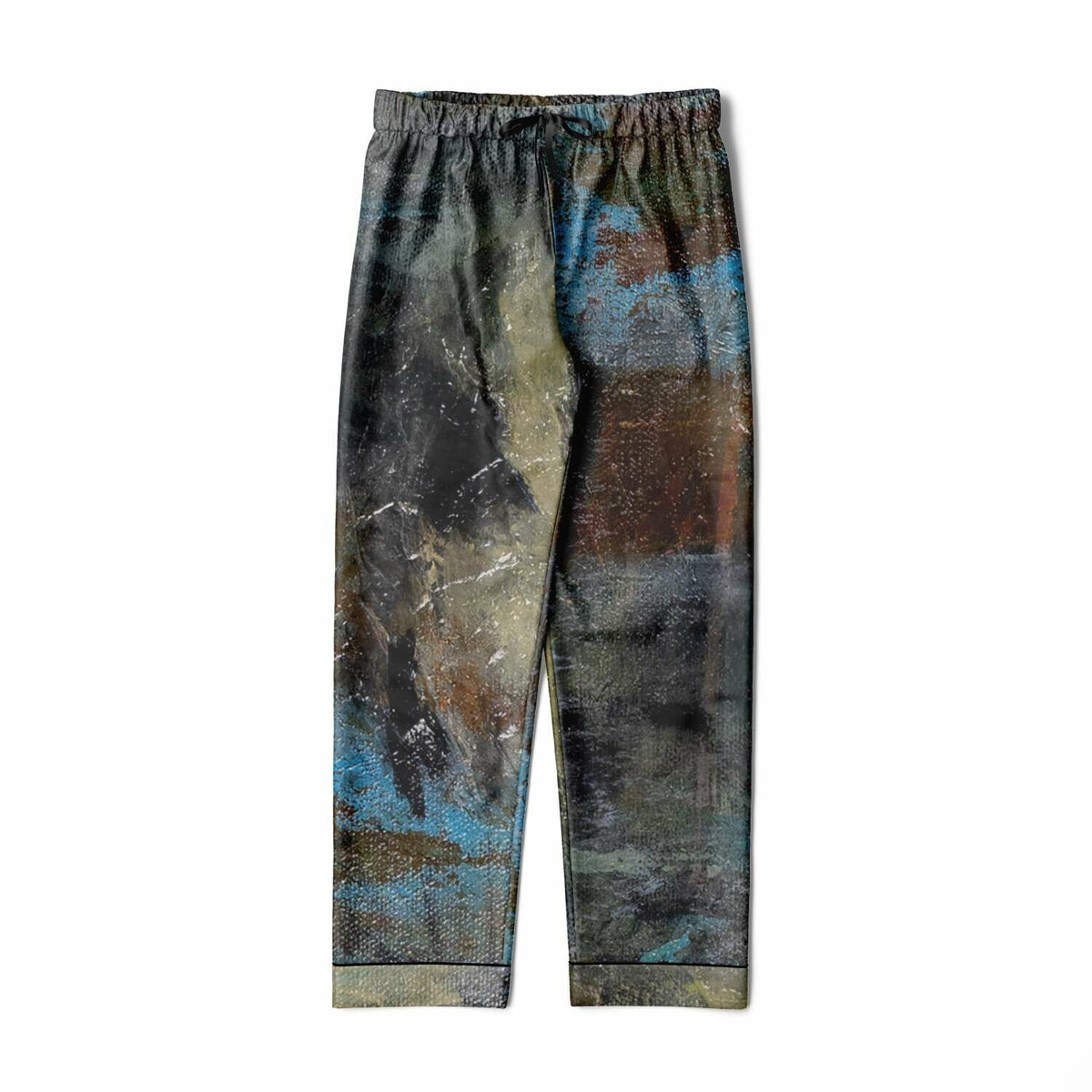 Anthony Ferrara – “Blue Eye” Art Men's Satin Pajama Set