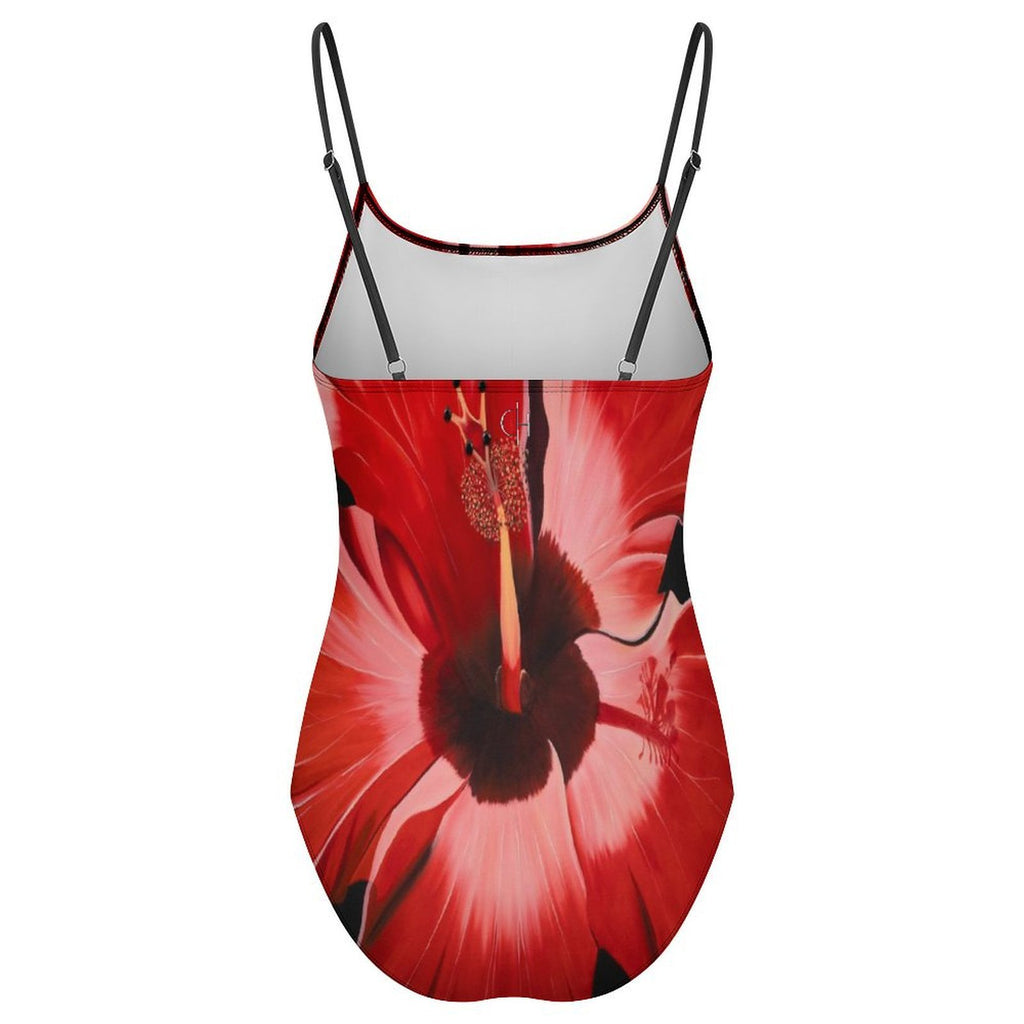 Sonia Giusto - “Rosa China” Art Mesh One-Piece Swimsuit