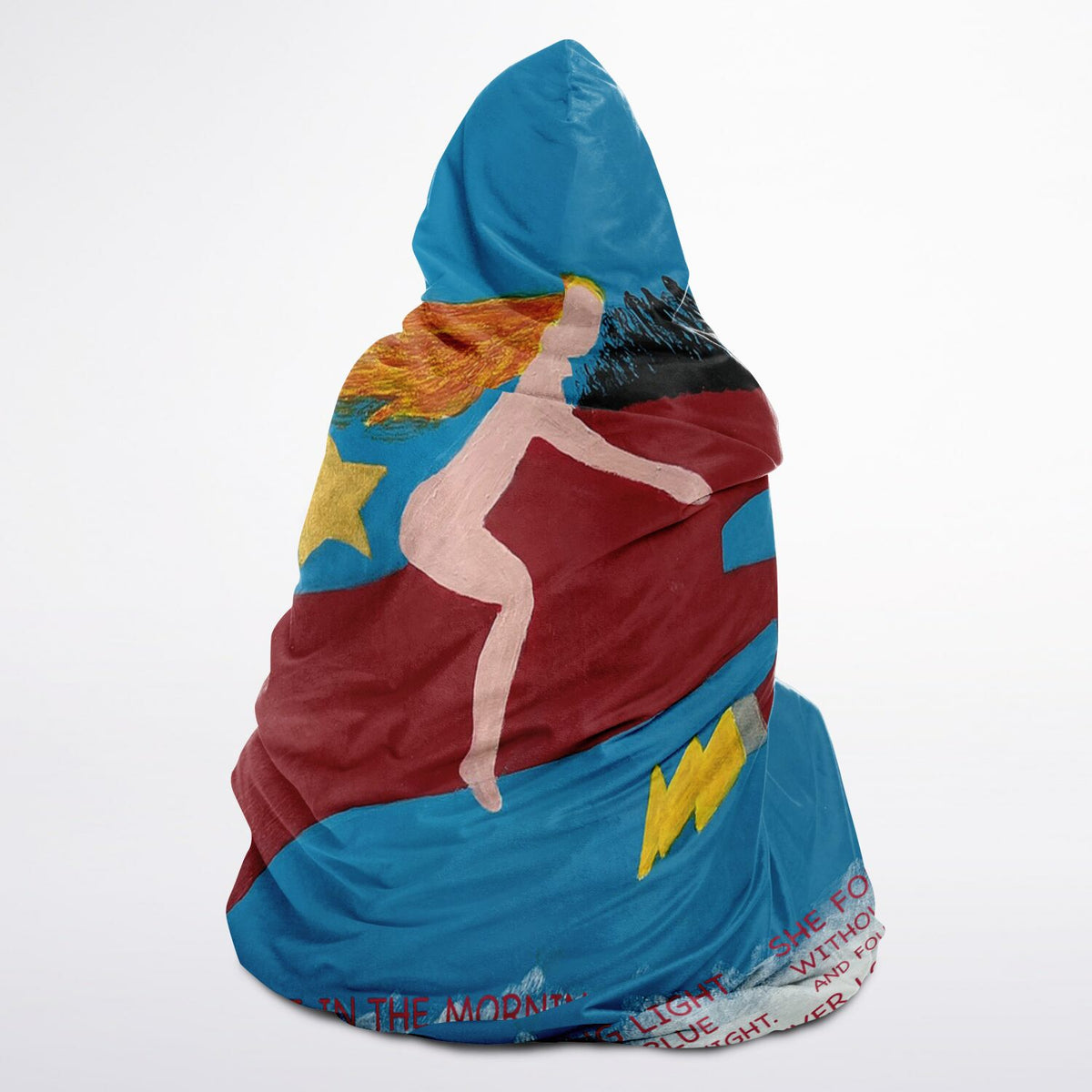 Daniel Pichney – “In Mania” Art Hooded Sherpa Blanket