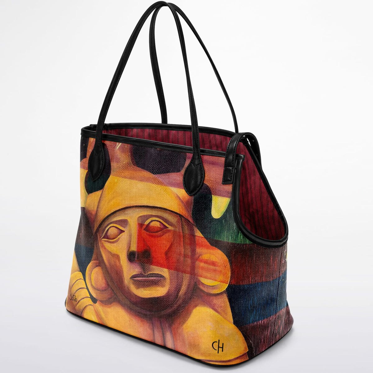 Franco Sotillo – “The Watcher” Art Pet Carrier Tote Bag