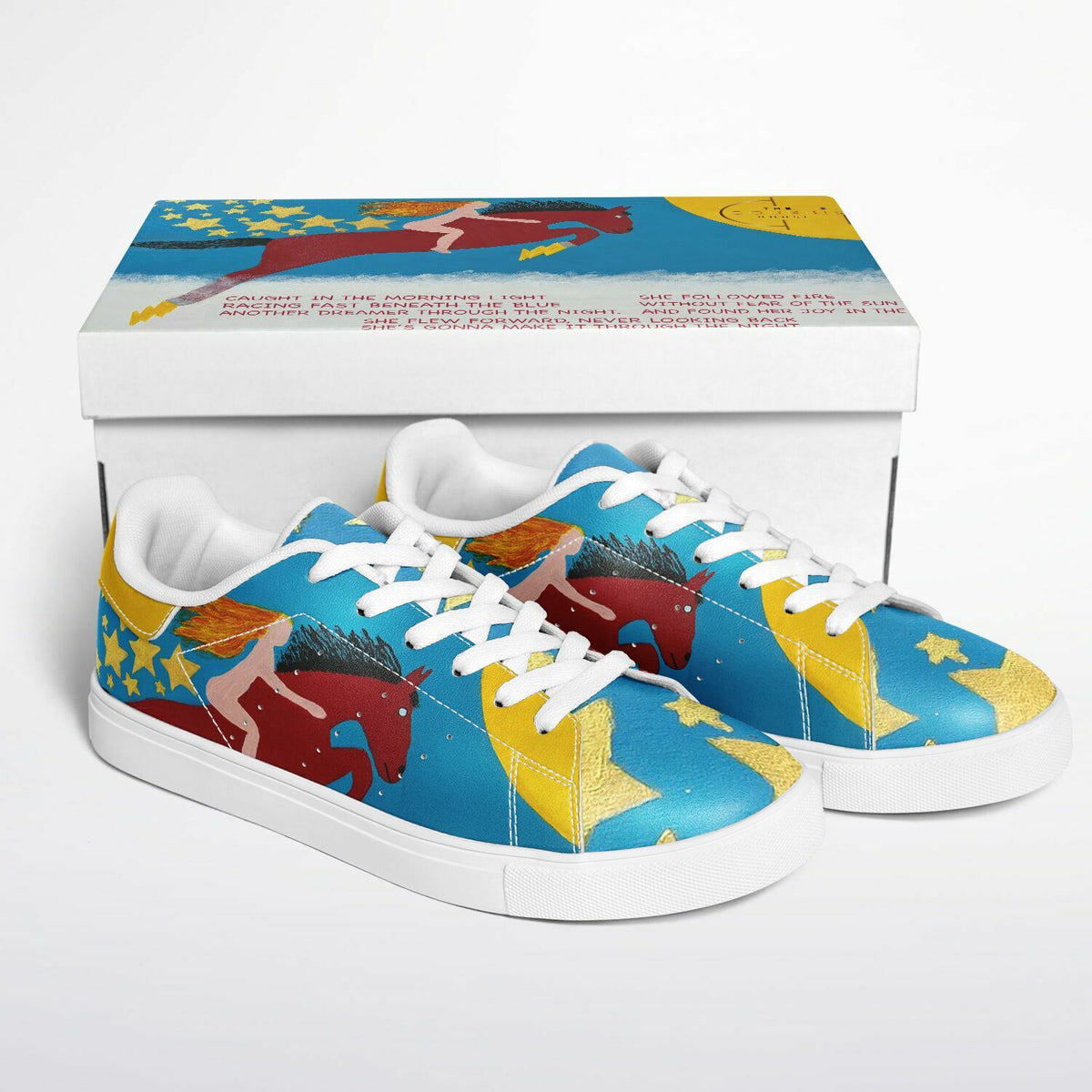 Daniel Pichney  - “In Mania” Art Low-Top Sneakers