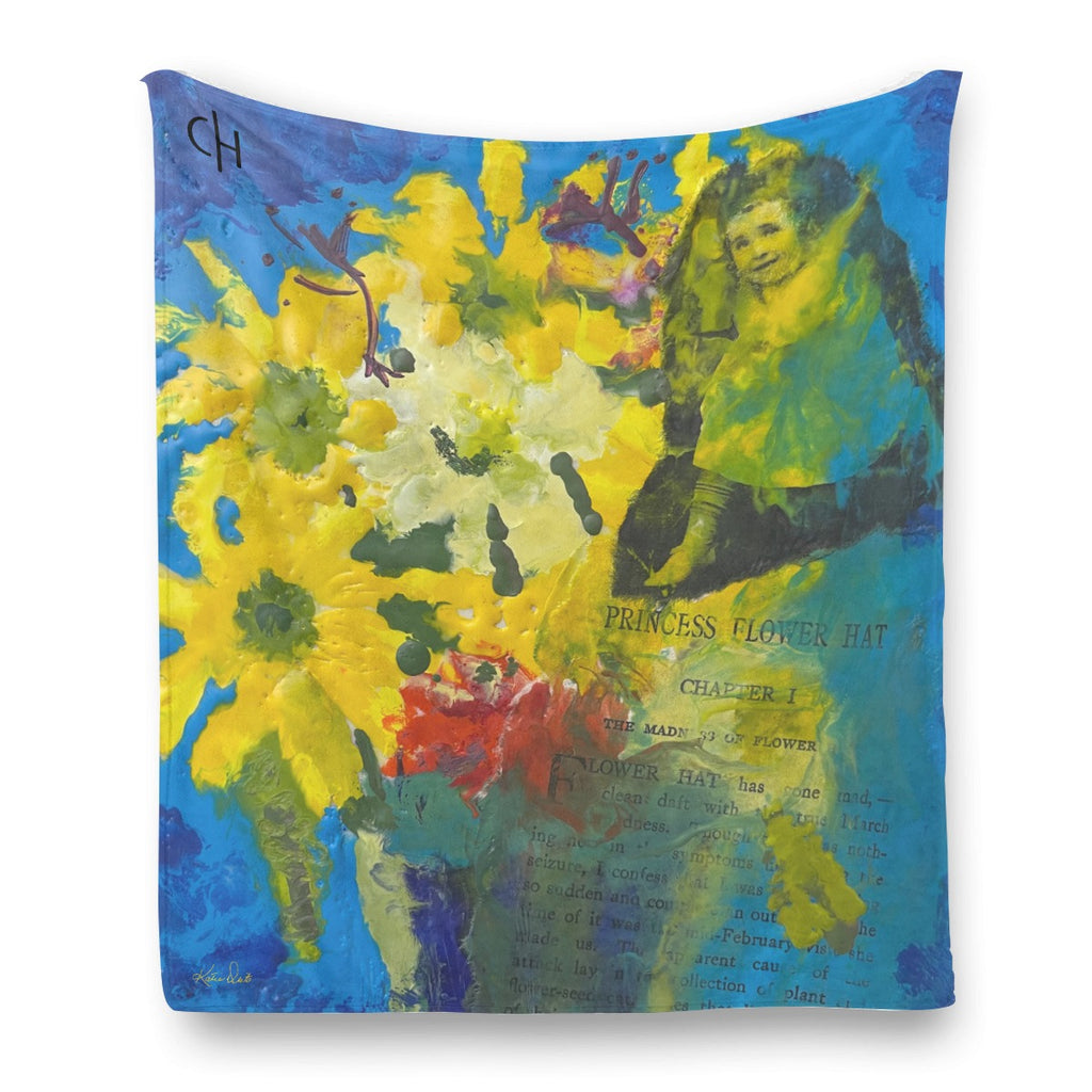 Katie Deits – “Princess Flower Hat” Art Blanket