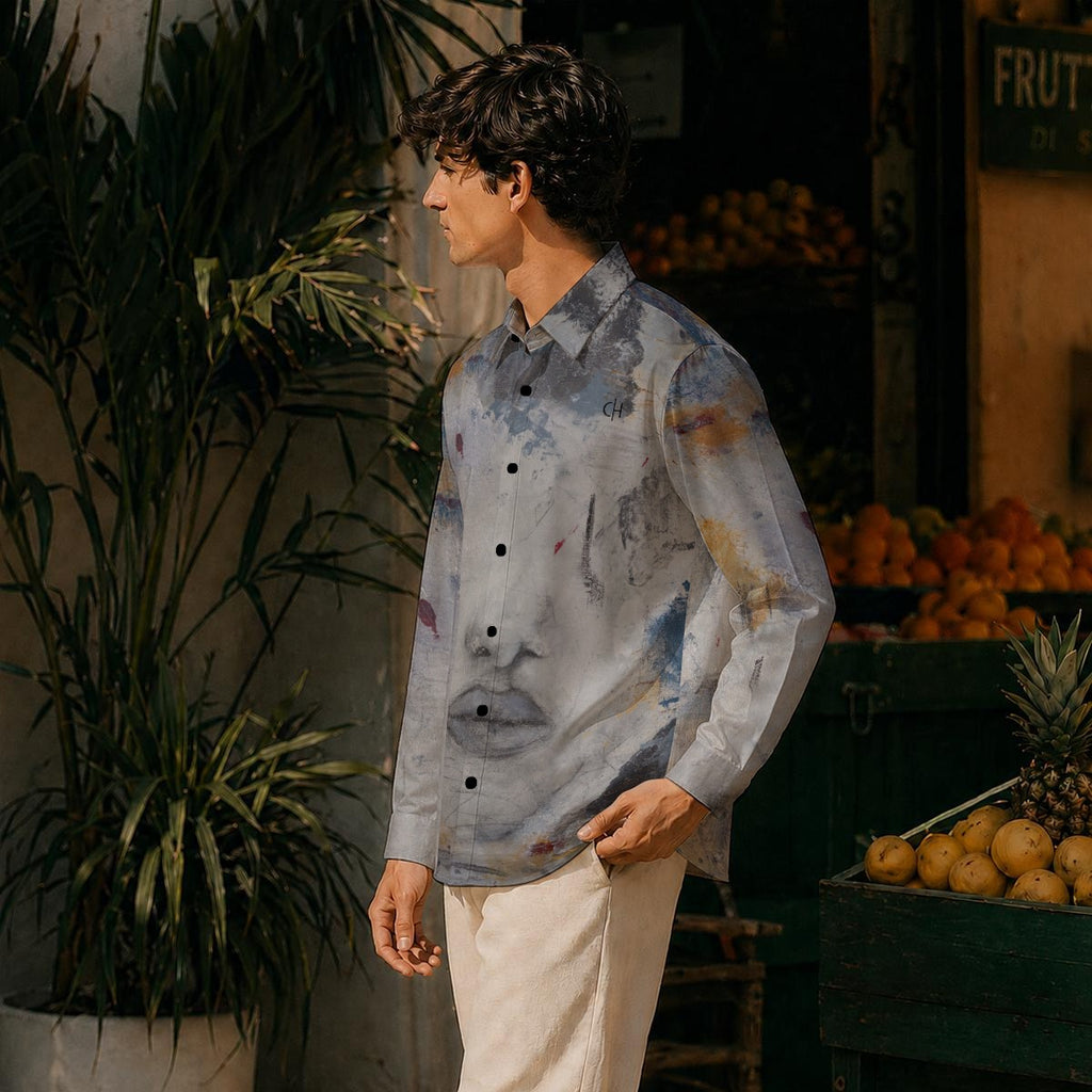 Anthony Ferrara – “Her Secrets” Art Men’s Long-Sleeve Shirt