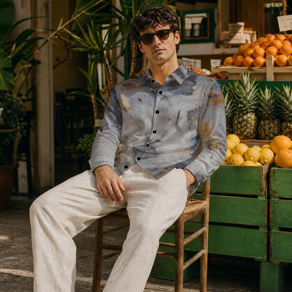 Anthony Ferrara – “Her Secrets” Art Men’s Long-Sleeve Shirt