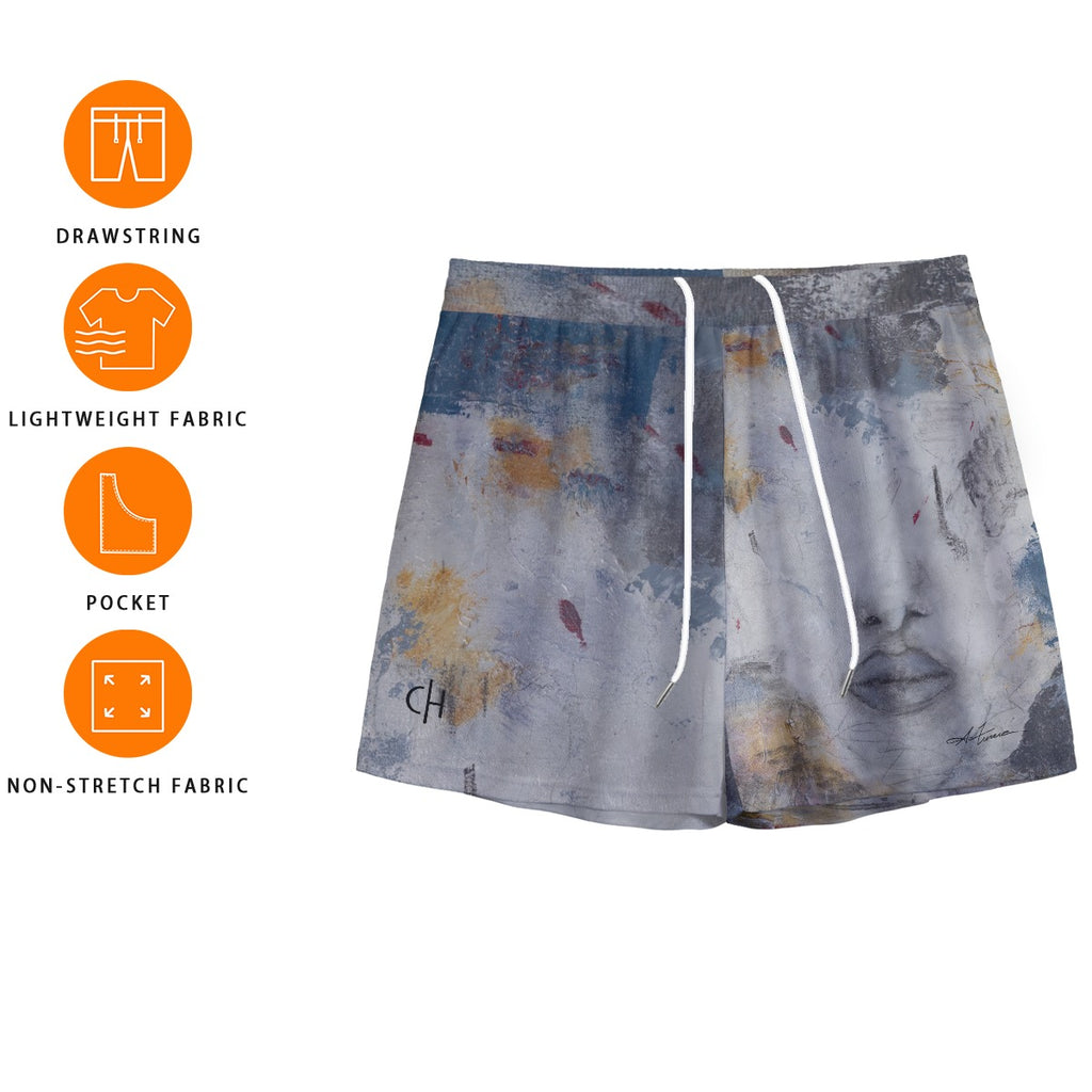 Anthony Ferrara – “Her Secrets” Art Men’s Mesh Shorts