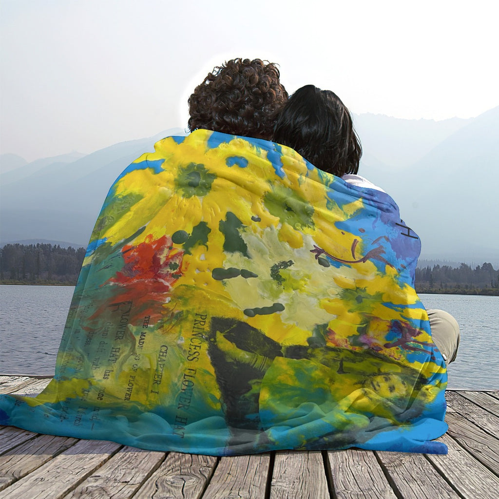 Katie Deits – “Princess Flower Hat” Art Blanket