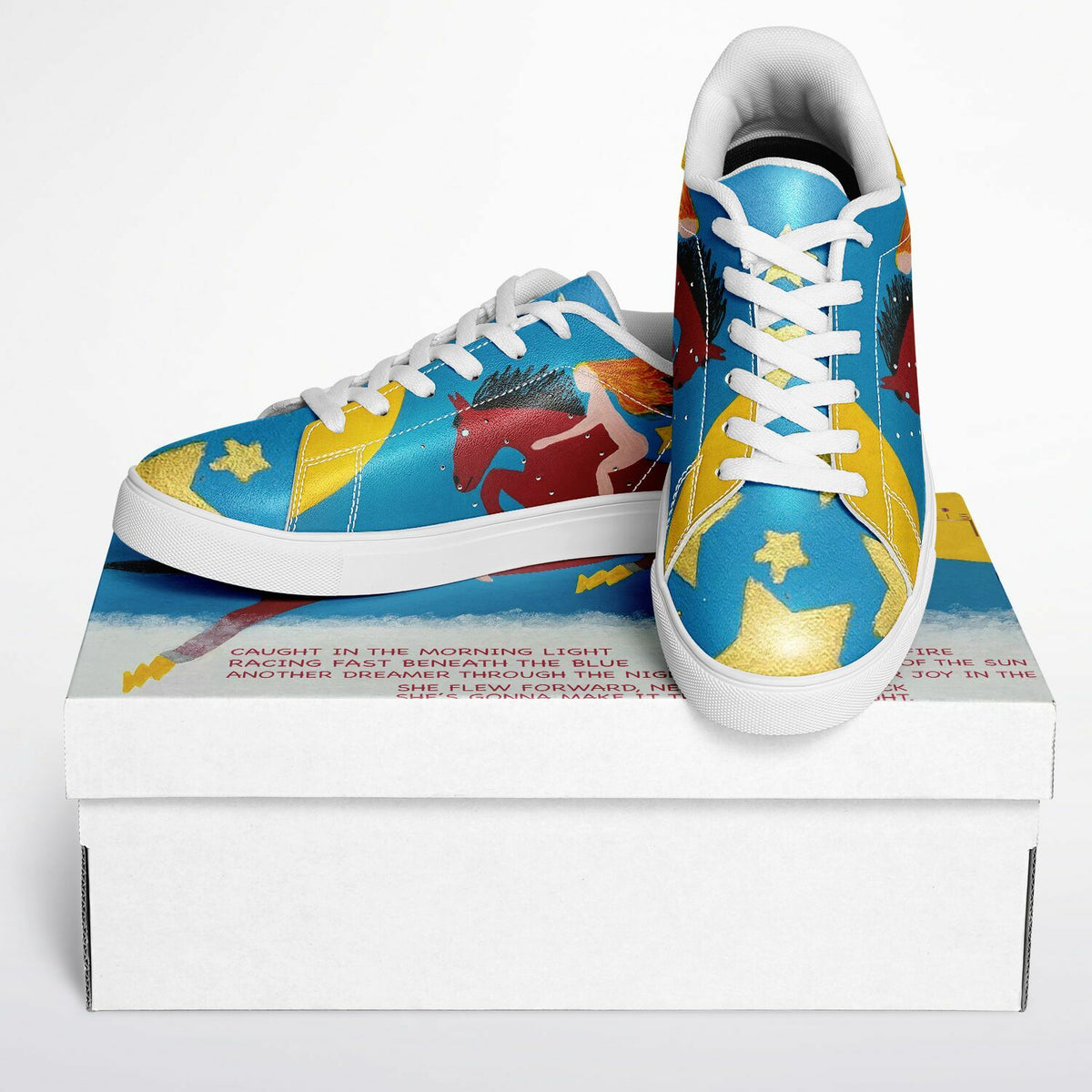 Daniel Pichney  - “In Mania” Art Low-Top Sneakers