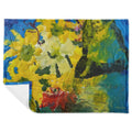 Katie Deits – “Princess Flower Hat” Art Flannel Blanket