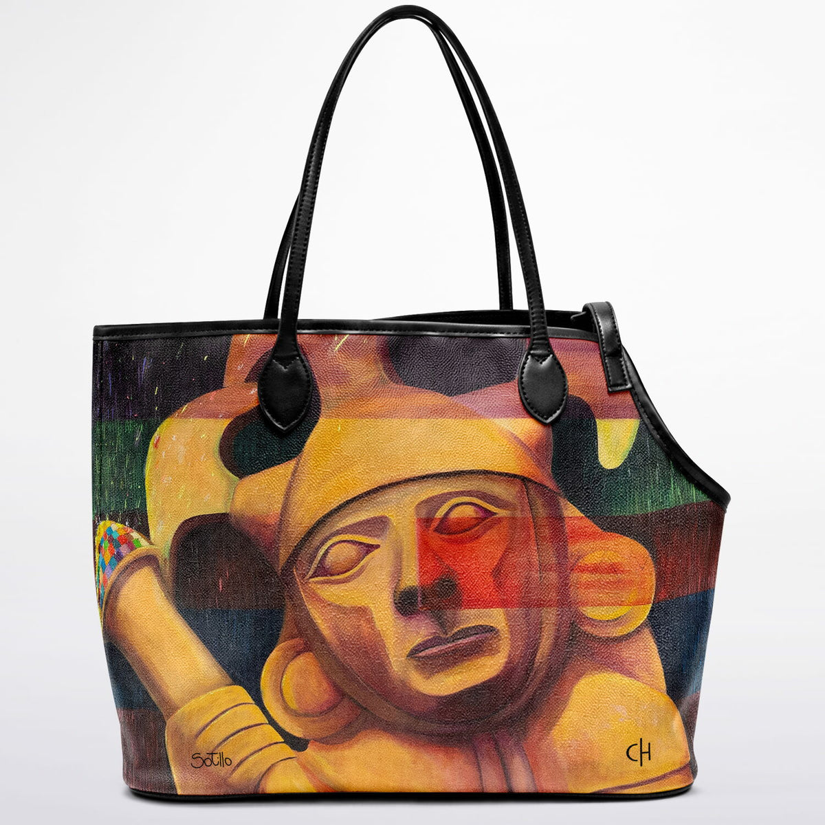 Franco Sotillo – “The Watcher” Art Pet Carrier Tote Bag