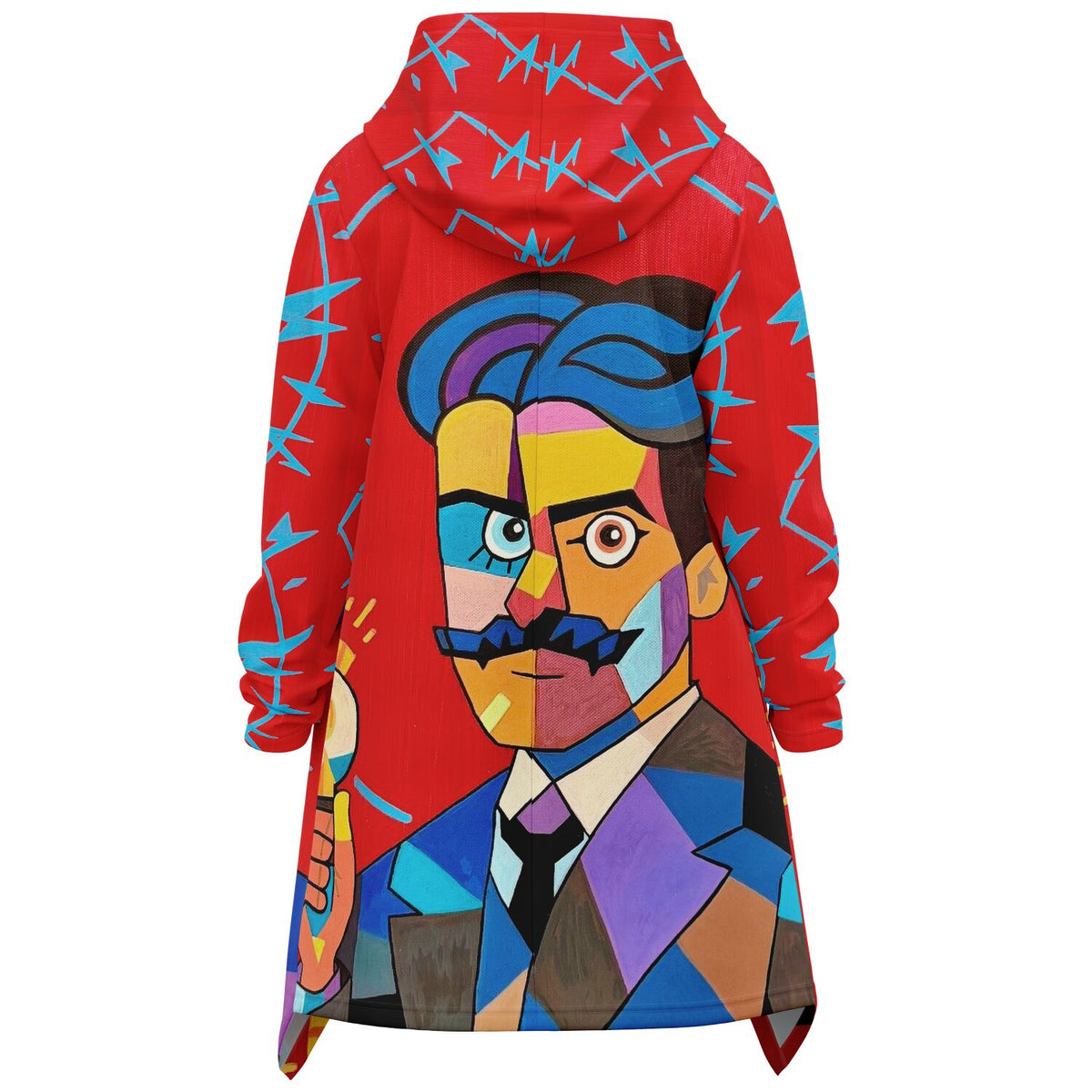 Grace Courbis – “The Geometry of Genius — Nikola Tesla” Art Cloak
