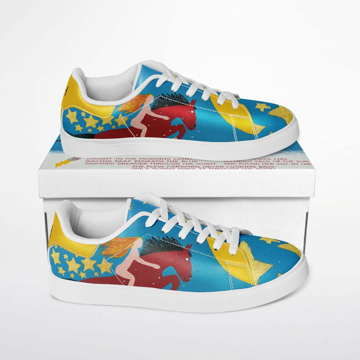 Daniel Pichney  - “In Mania” Art Low-Top Sneakers