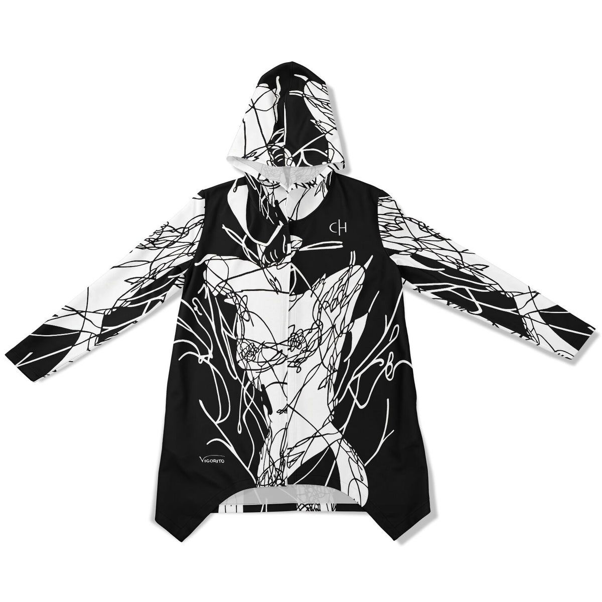 Rosaria Vigorito – “Omaggio” Art Heavyweight Elongated Cloak