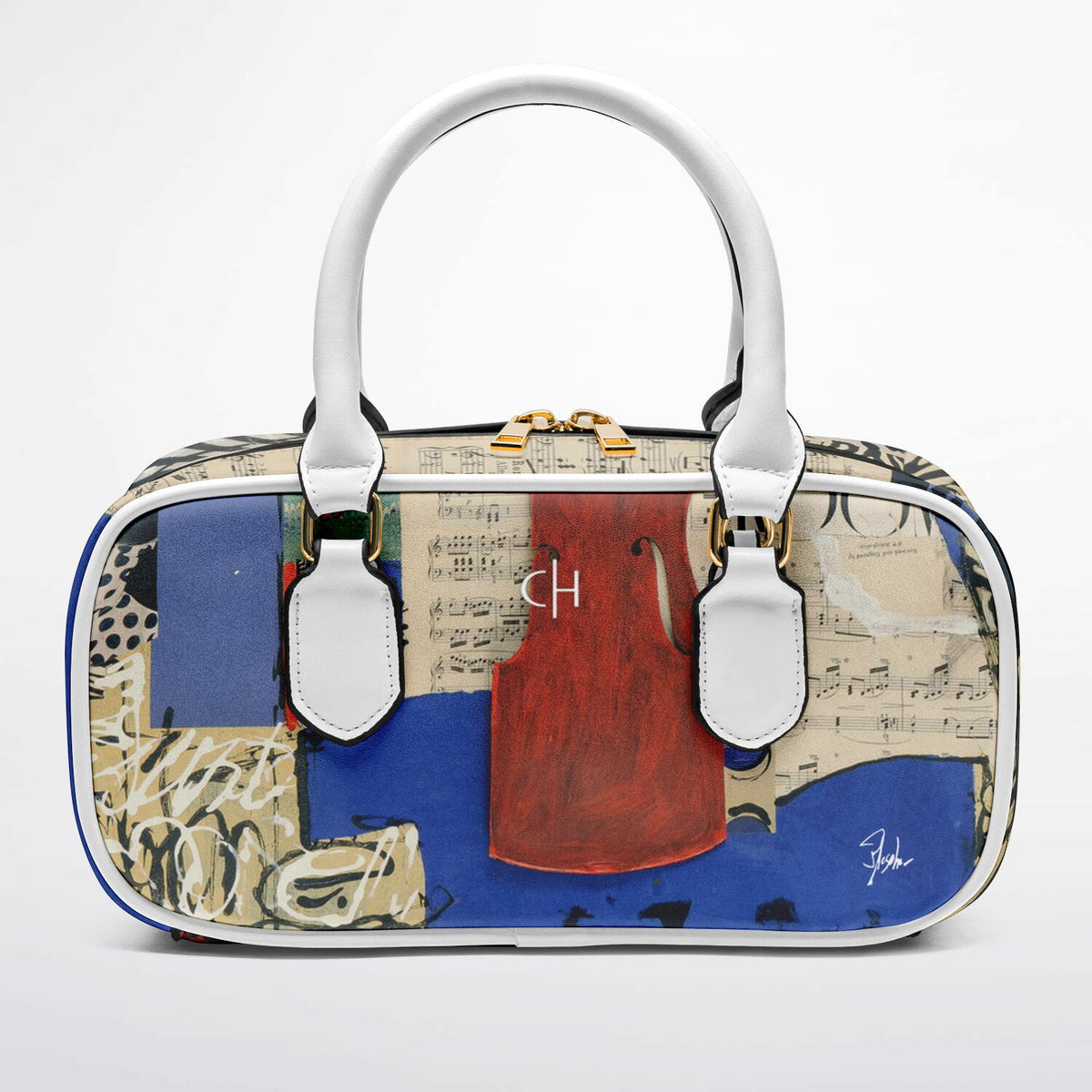 Judy Flescher – “Music Room” Art Mini Bowling Bag