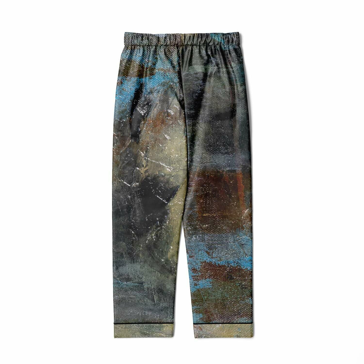 Anthony Ferrara – “Blue Eye” Art Men's Satin Pajama Set