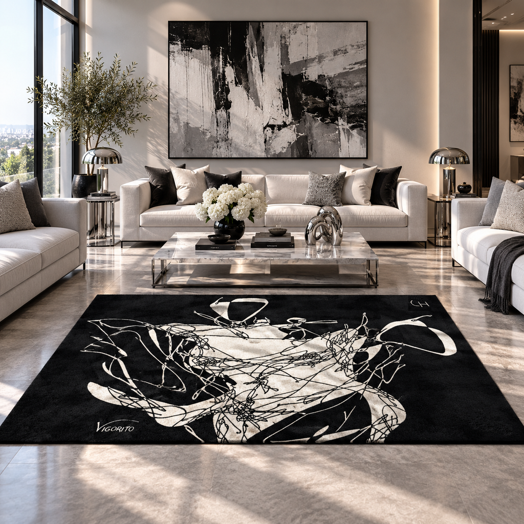 Rosaria Vigorito – “Omaggio” Art Rug