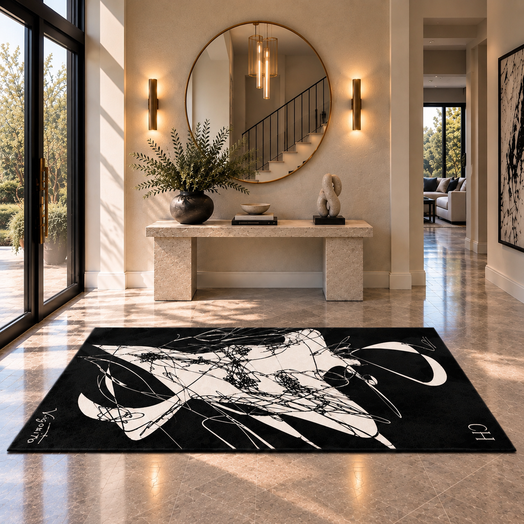 Rosaria Vigorito – “Omaggio” Art Rug