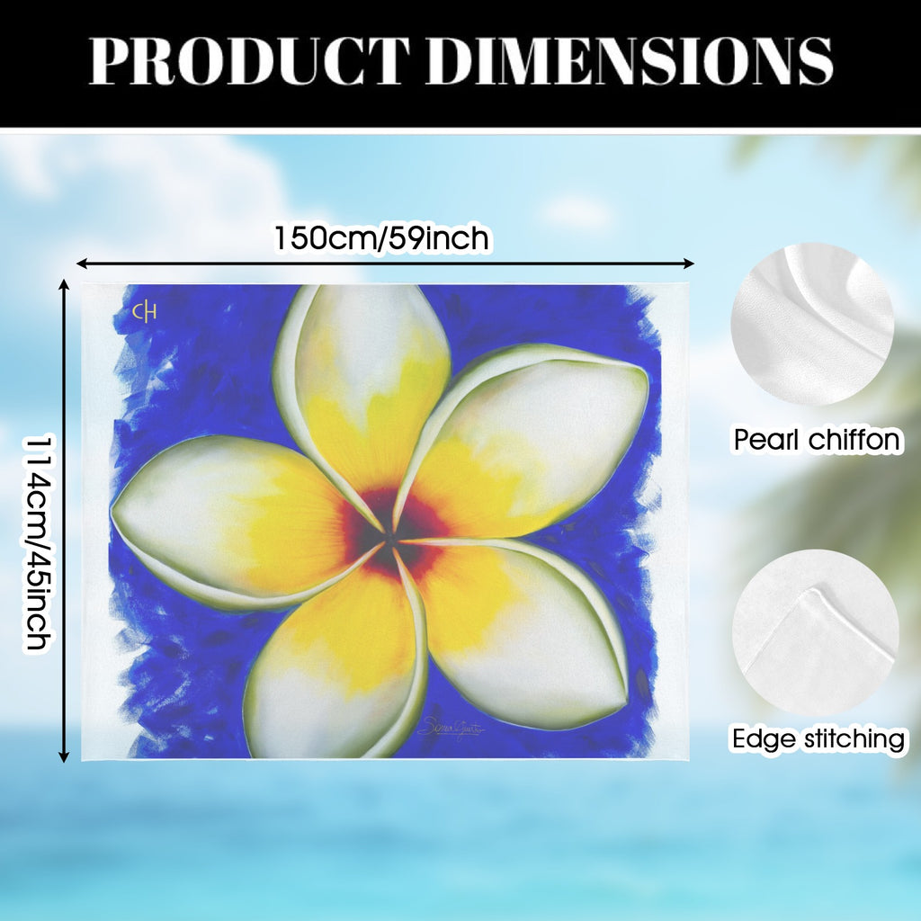 Sonia Giusto – “Plumeria” Art Beach Sarong