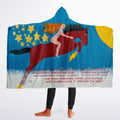 Daniel Pichney – “In Mania” Art Hooded Sherpa Blanket