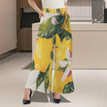 Sonia Giusto – “Limones” Art Wide-Leg Pants