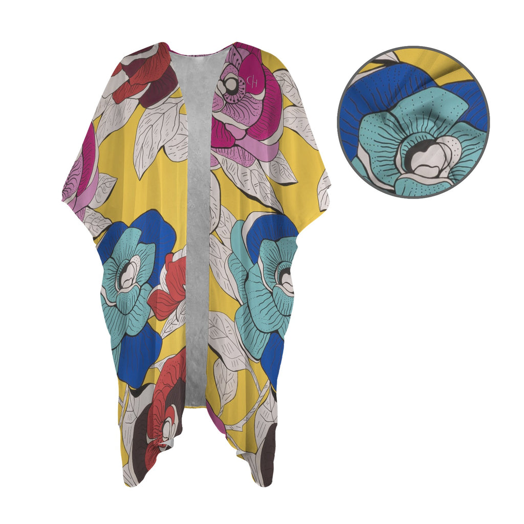 Sonia Giusto - “Flores” Art Long Cover-Up